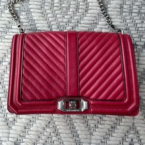 Rebecca Minkoff Red Quilted Crossbody Bag
